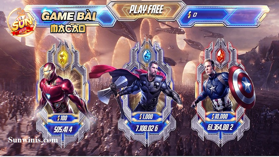 Slots Game Avengers