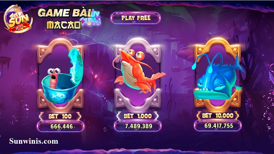 Game slot đổi thưởng Thủy Cung với mức thưởng lớn