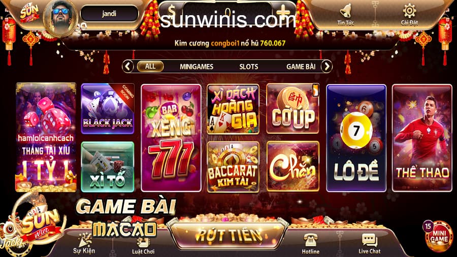 Sunwin - Trò chơi casino đa dạng