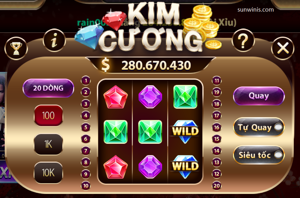 Game kim cương sunwin