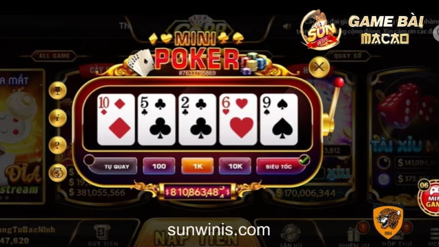 Tổng quan về Mini poker sunwin